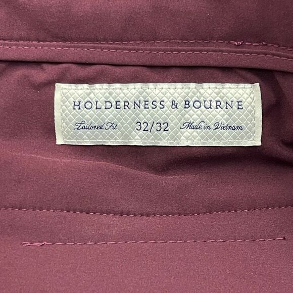 NEW Holderness & Bourne Mens 32x32 The Baxter Tailored Fit‎ CORDUROY Golf Pant - Picture 4 of 7
